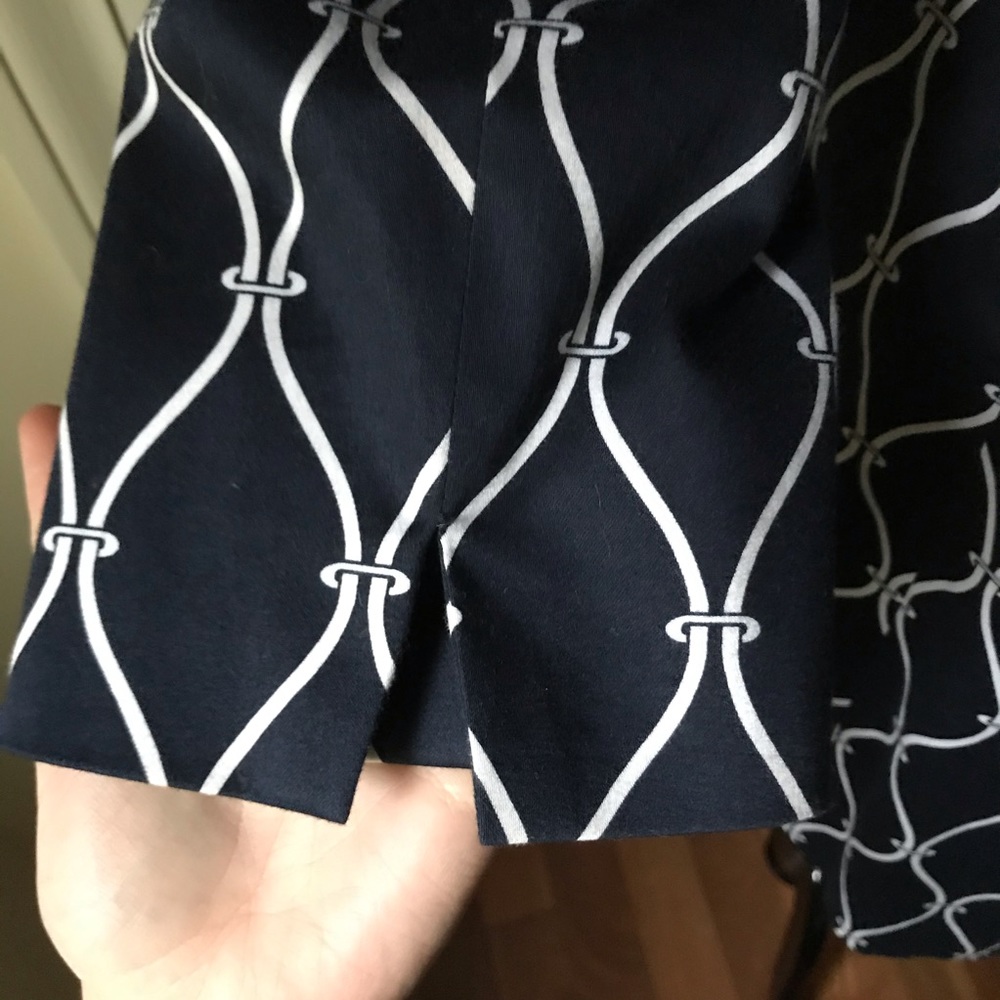 Talbots Navy/White Spring Coat - Picture 5 of 7
